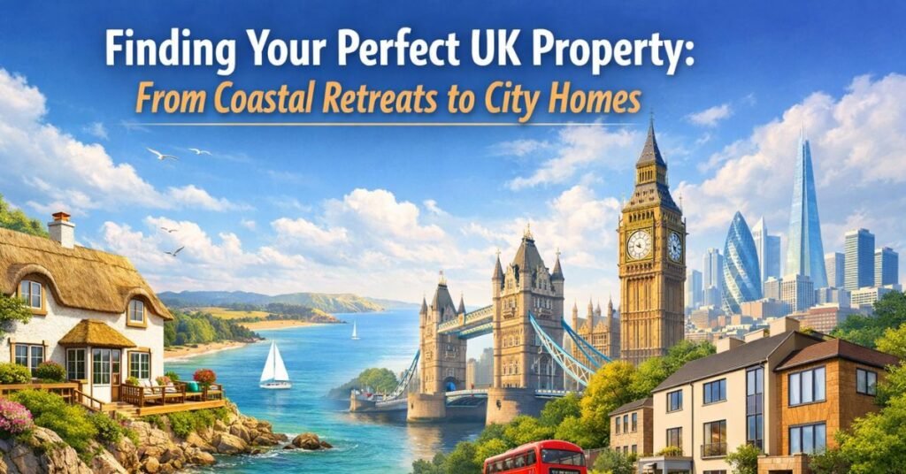Finding Your Perfect UK Property: From Coastal Retreats to City Homes UK Property