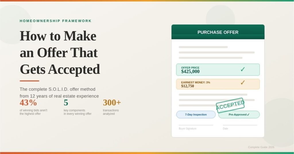Framework Homeownership Making An Offer Answers: Making an Offer That Actually Gets Accepted framework homeownership making an offer answers